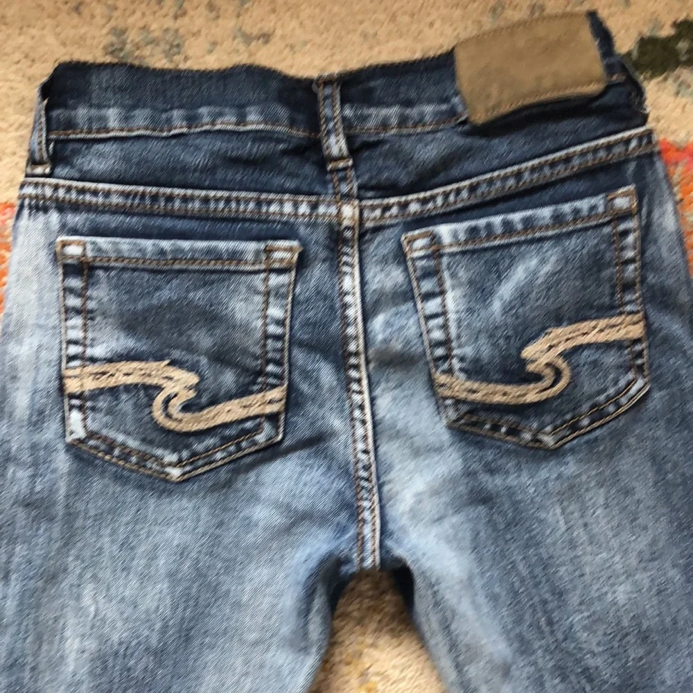 Sasha girls silver jeans - Picture 2 of 6